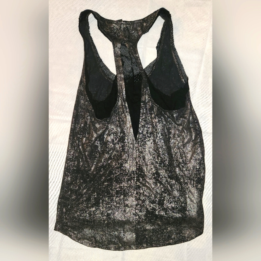 3 for $30* Rock & Republic Blk and Mesh Tank Sz M